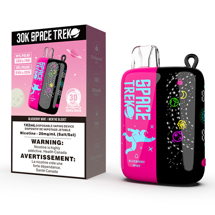 BC Compliance-Blueberry Mint Space Trek Disposable Vape Ct 5