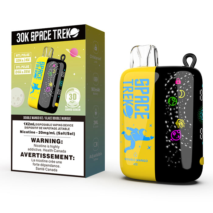 BC Compliance-Double Mango Ice Space Trek Disposable Vape Ct 5