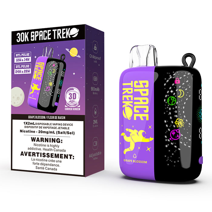 BC Compliance-Grape Blossom Space Trek Disposable Vape Ct 5