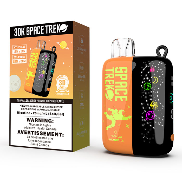 BC Compliance-Tropical Orange Ice Space Trek Disposable Vape Ct 5