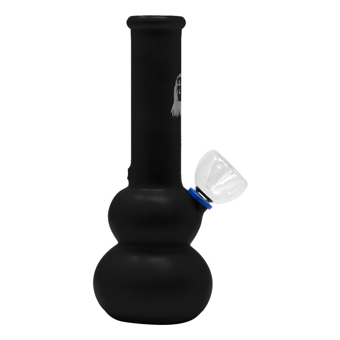 Black Frosted Color Glass Bong 7 Inches