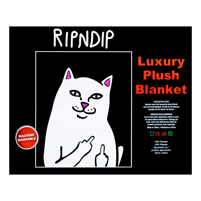 Rip N Dip Queen Size Plush Blanket 