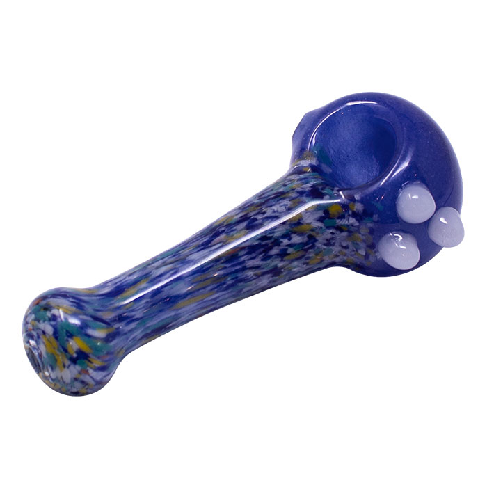 Firozi Insideout Spotted Design Glass Pipe 4.5 Inches Firozi Insideout Spotted Design Glass Pipe 4.5 Inches