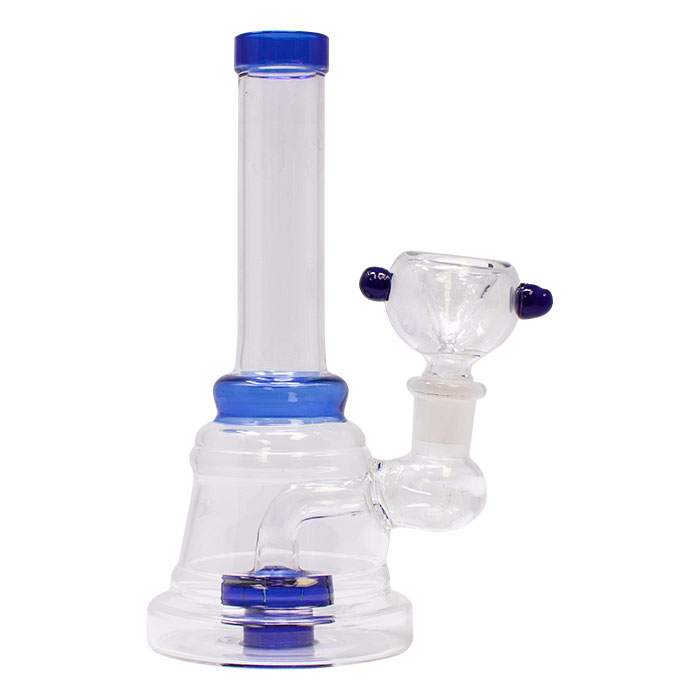 Blue Classic 7 Inches glass Bong  