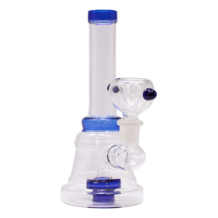 Blue Classic 7 Inches glass Bong  