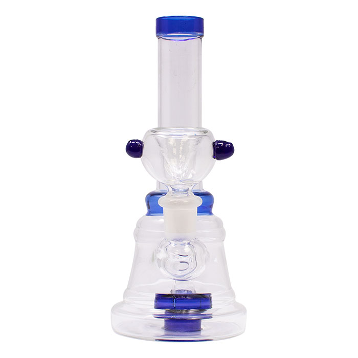 Blue Classic 7 Inches glass Bong  