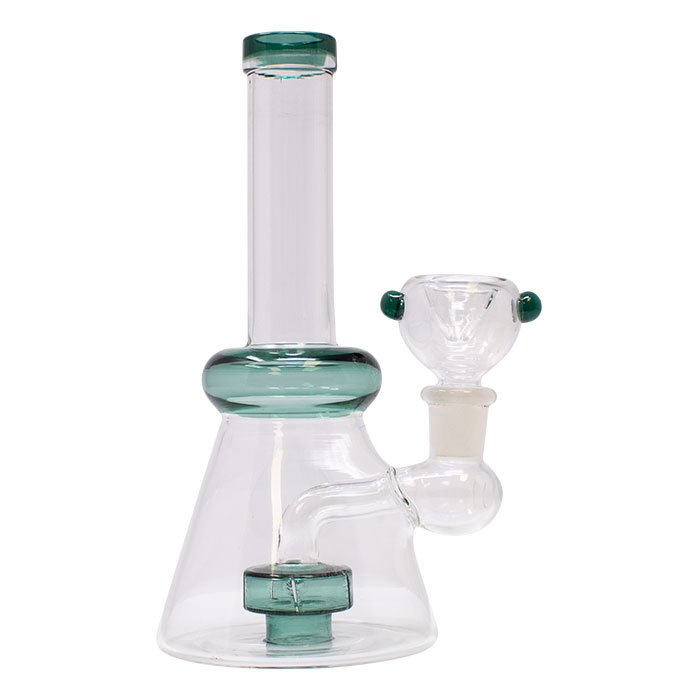 Teal Classic 7 Inches glass Bong  