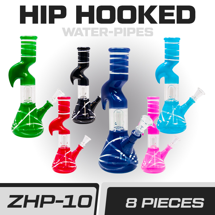 Mini Hook Percolated Zong Bong 10 Inches Deal of 8