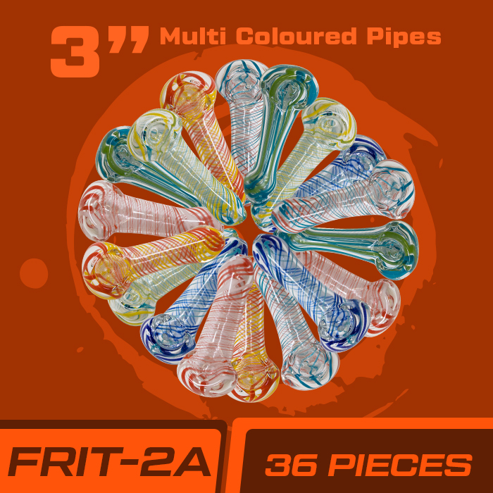 Shimmer Solid Color Pipe 3 Inches Deal of 36