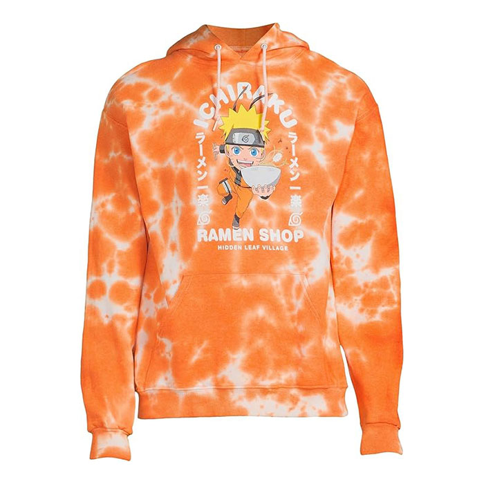 Youth Naruto Shippuden Anime Ichiraku Ramen Shop Tie-Dye Hoodie