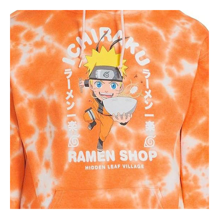 Youth Naruto Shippuden Anime Ichiraku Ramen Shop Tie-Dye Hoodie