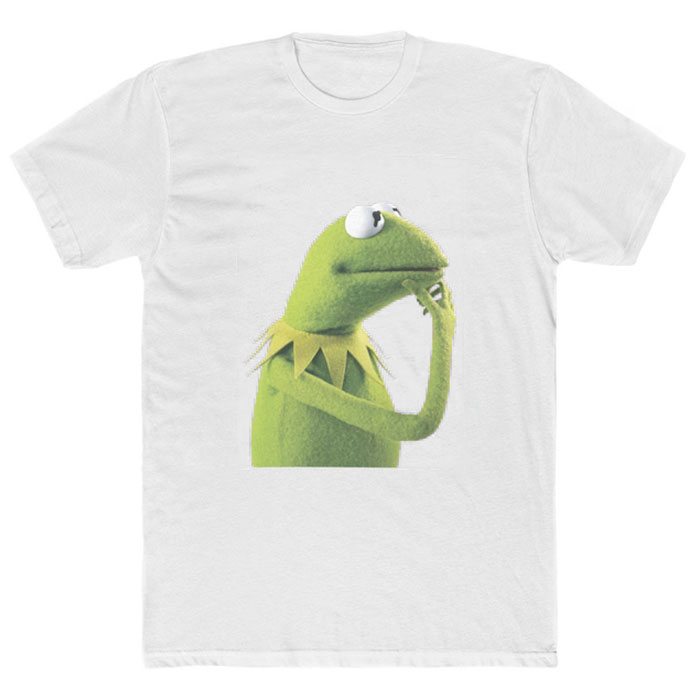 Men's The Muppets Kermit Thinking T-Shirt