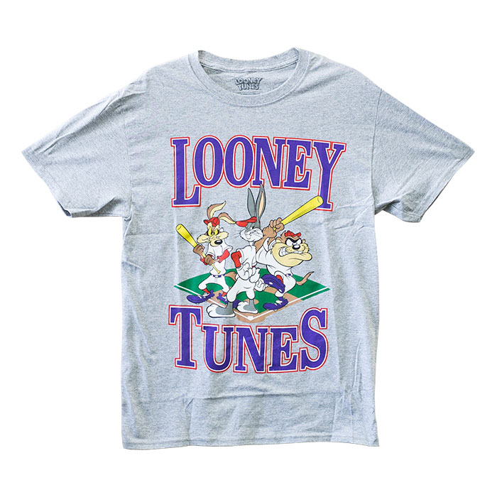 Adult Grey Looney Tunes Graphic T-Shirt