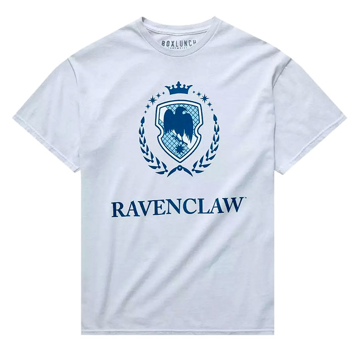 Unisex White Short Sleeve Harry Potter Ravenclaw Graphic T-Shirt