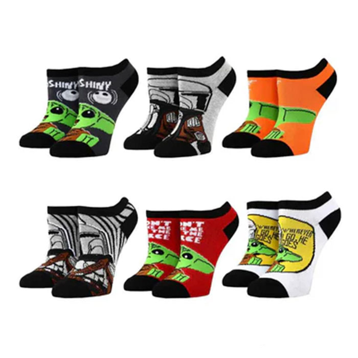 LEGO x Star Wars: The Mandalorian - Grogu Ankle Socks -6 Pairs