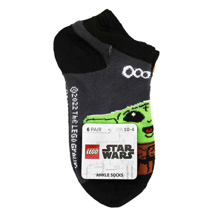 LEGO x Star Wars: The Mandalorian - Grogu Ankle Socks -6 Pairs