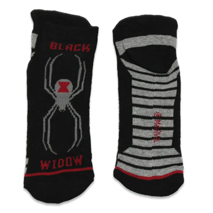 Marvel Black Widow No Show Socks -1Pair