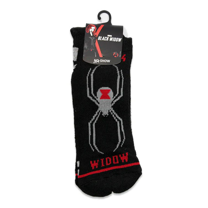 Marvel Black Widow No Show Socks -1Pair