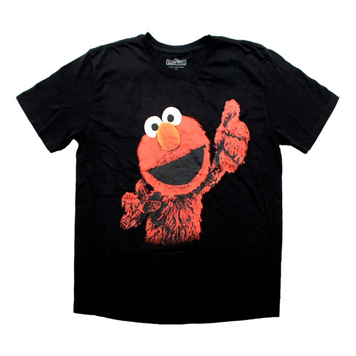 Adult Black Short Sleeve Sesame street Graphic T-Shirt 