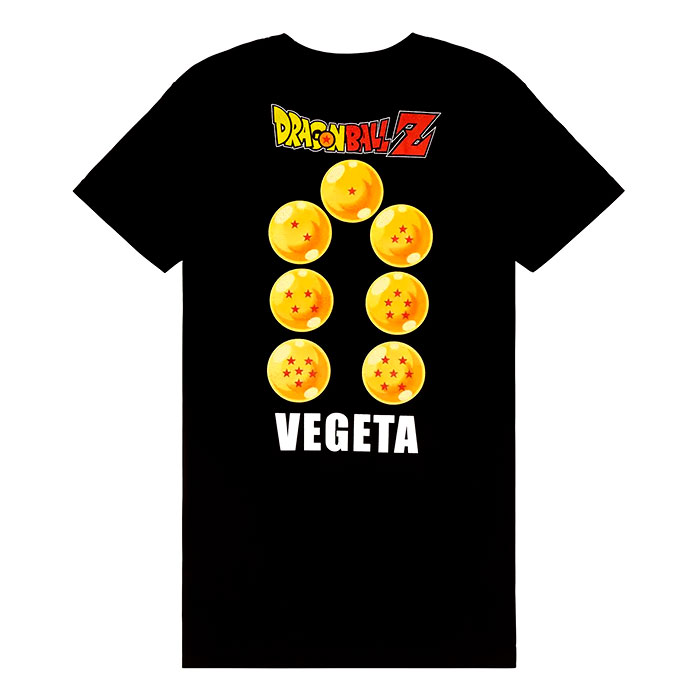 Adult's Black Short Sleeve Vegeta Dragonballz Graphic T-Shirt 