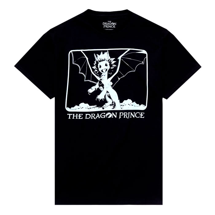 Men's Black The Dragon Prince Graphic T-Shirt