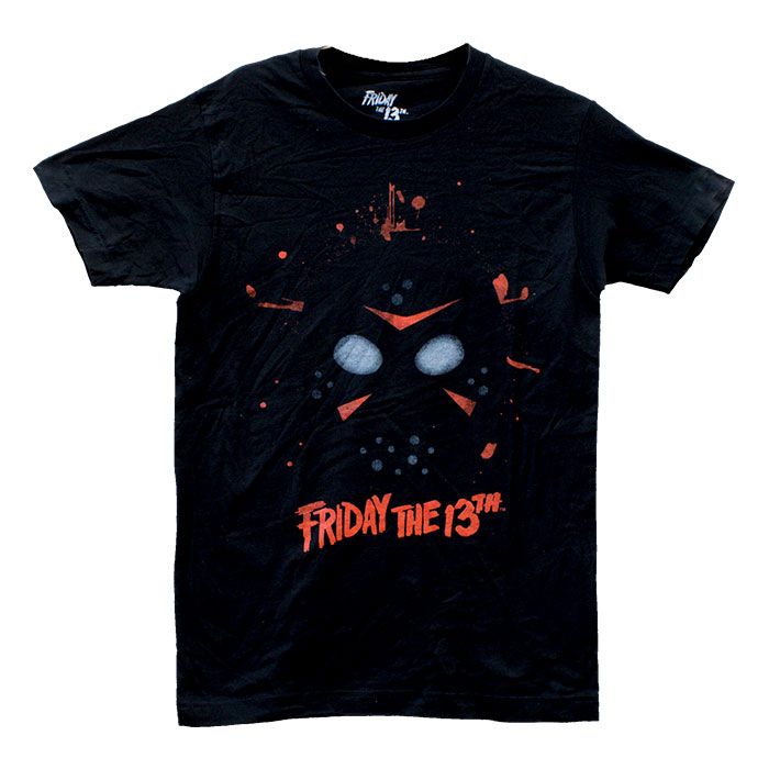 Men's Black Short Sleeve Friday The 13th Epic Eyes Graphic T-Shirt