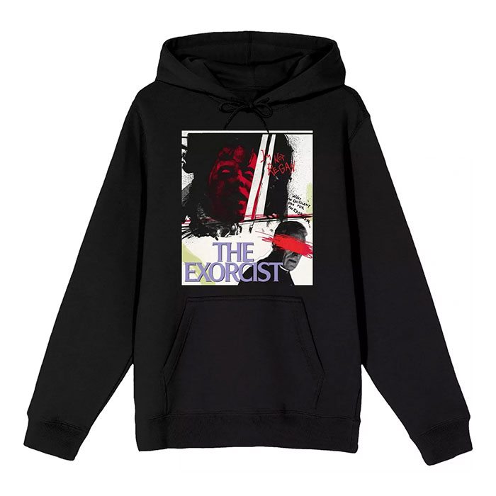 Men's Black The Exorcist Graphic Hoodie