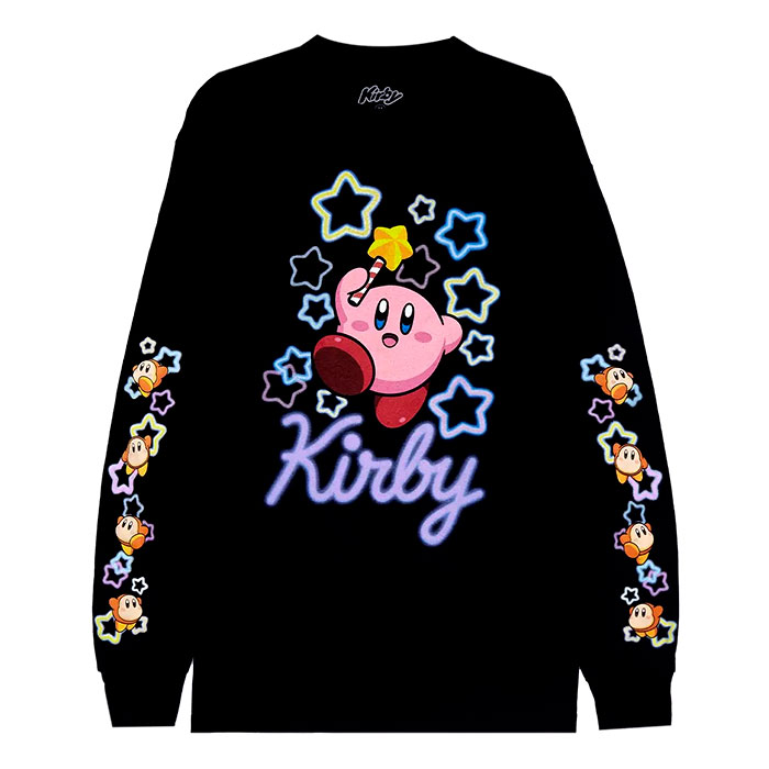 Men's Full Sleeve Black Kirby Star Extra Large Graphic T-Shirt