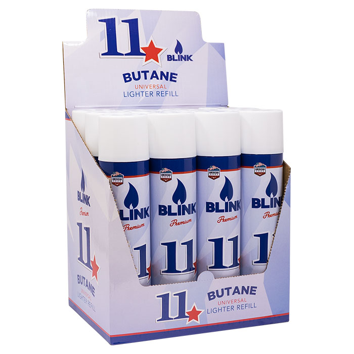 Blink Premium 11x 300ML Premium Butane Display of 12