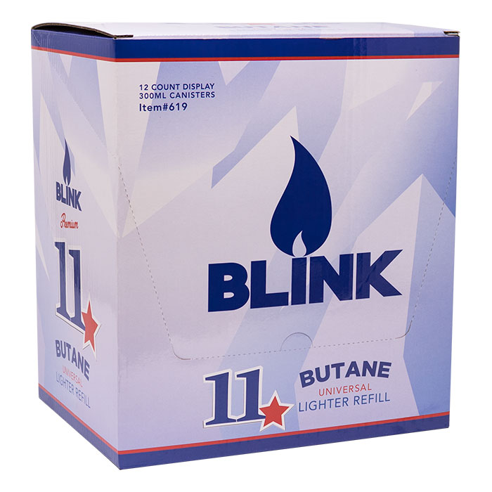 Blink Premium 11x 300ML Premium Butane Display of 12