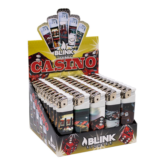 Blink Casino Electronic Lighter Display Of 50