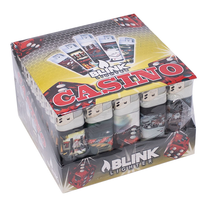 Blink Casino Electronic Lighter Display Of 50