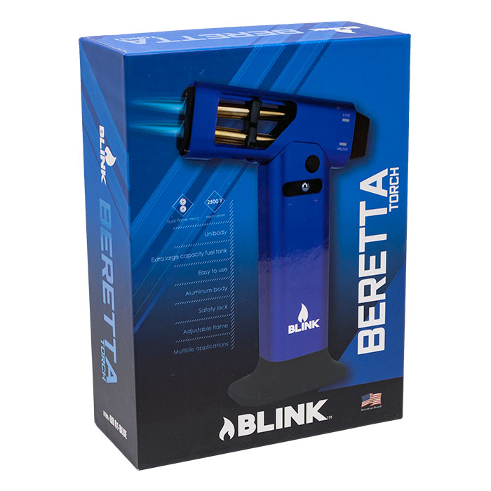 Blue Blink 7 Inches Beretta Torch Lighter