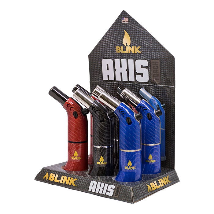 Blink Axis Torch Lighter Display of 6