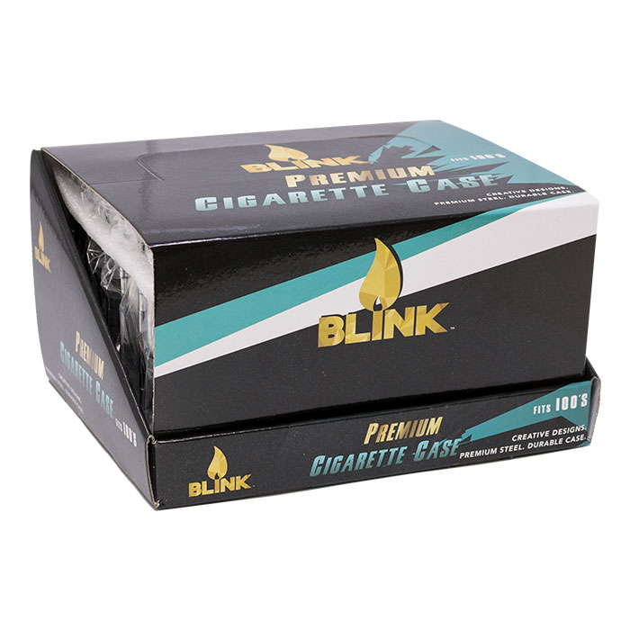 Blink Premium Fits 100's Cigarette Case Display of 12