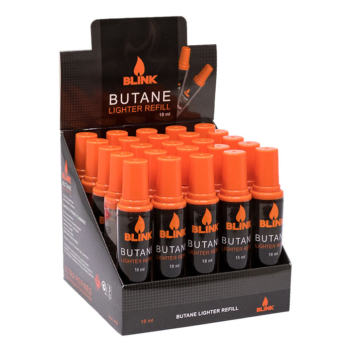 Blink Butane Lighter Refill 18ml Display of 25