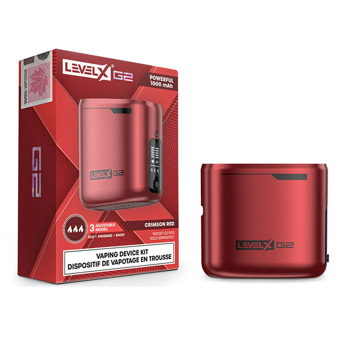 Crimson Red Level X Boost G2 Battery Ct 6