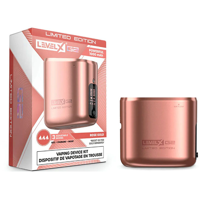 Rose Gold Limited Edition Level X Boost G2 Battery Ct 6