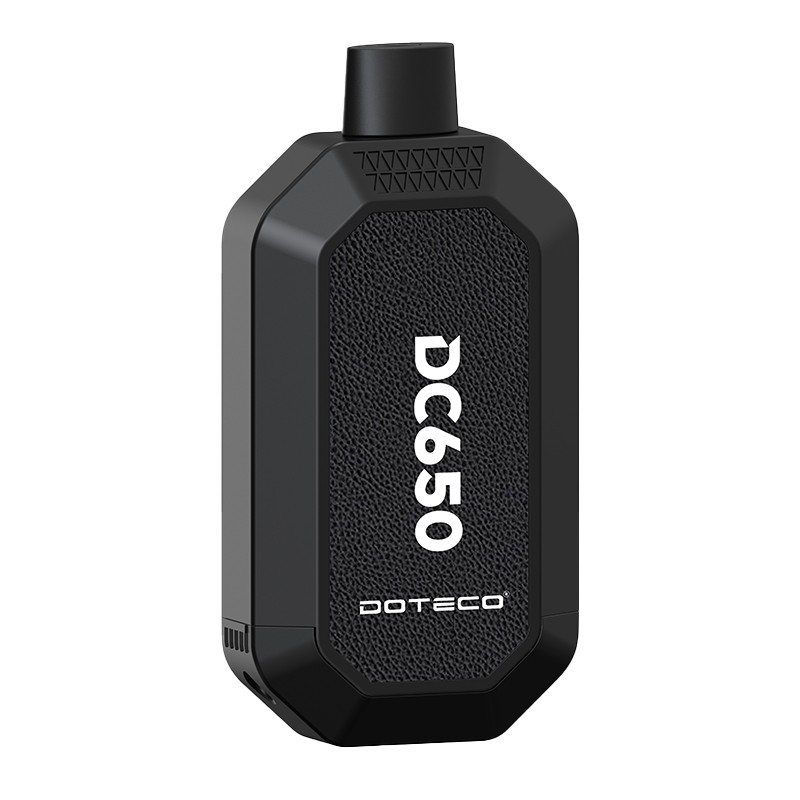 Black Doteco DC650 Digital Dual Cartridge 510 Battery 