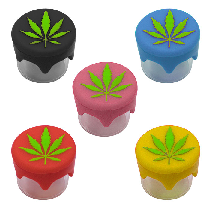 MCI High Leaf Silicone and Glass Container 23mm Box Of 30 Pcs