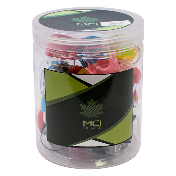 MCI High Leaf Silicone and Glass Container 23mm Box Of 30 Pcs