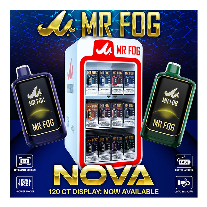 Mr Fog Nova Upto 36000 Puffs Disposable Vape Bundle of 24