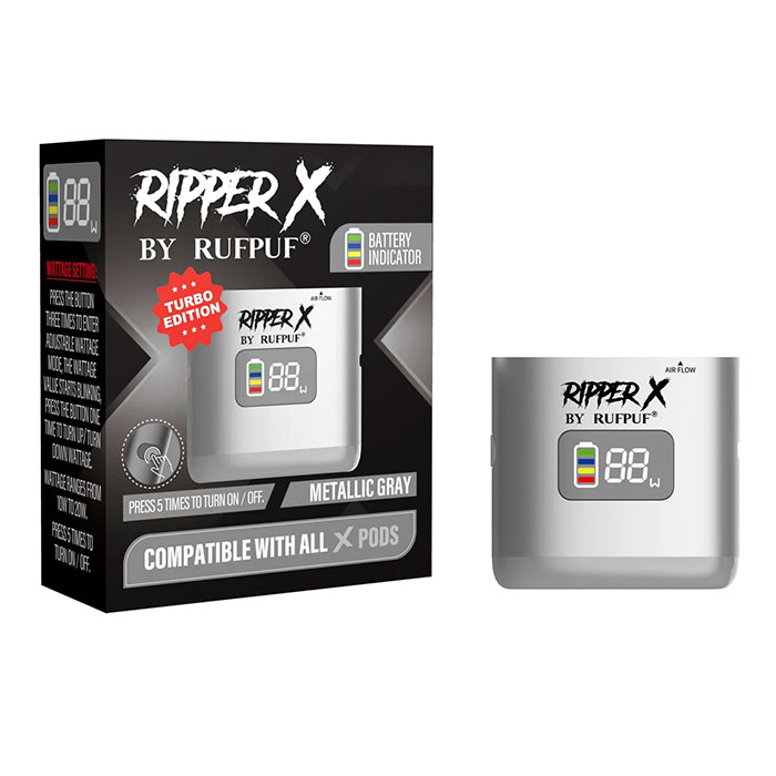 Metallic Gray Ripper X Ultra Battery Turbo Edition Ct 5