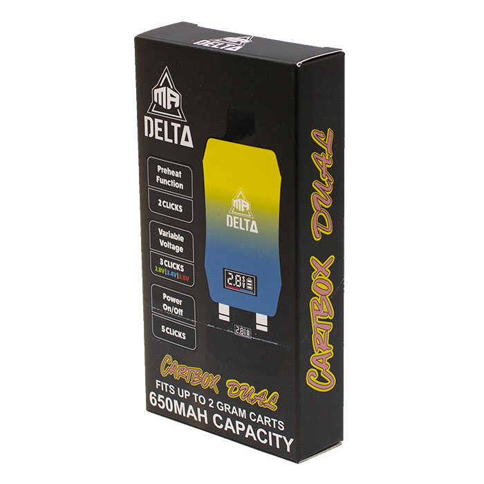 Yellow Mr Delta 510 Battery Cartbox Dual Fits Upto 2 Gram Carts Ct-5