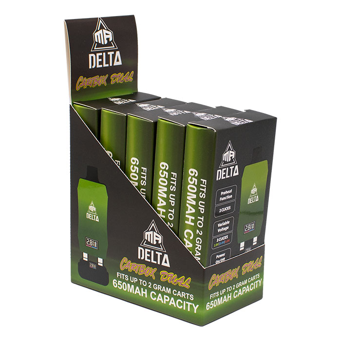 Green Mr Delta 510 Battery Cartbox Dual Fits Upto 2 Gram Carts Ct-5