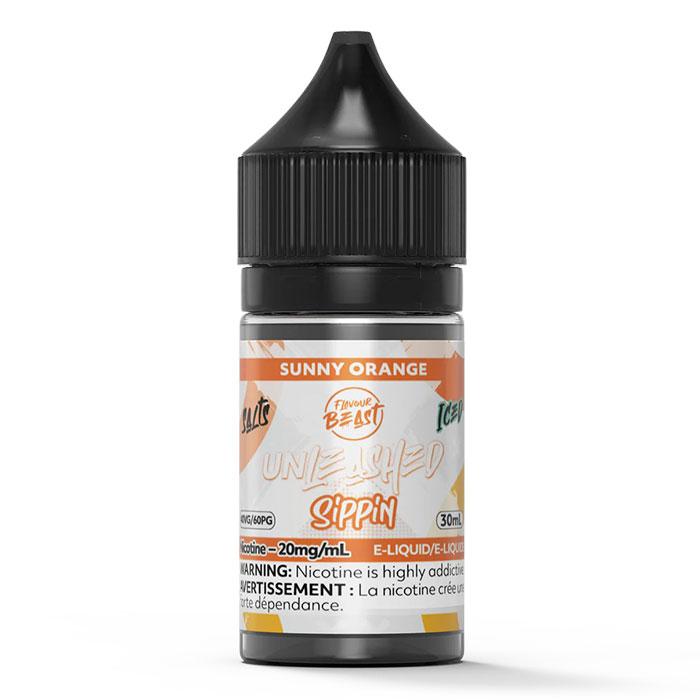 Sunny Orange 20mg-mL Flavour Beast 30mL Unleashed Sippin' Series E-Juice