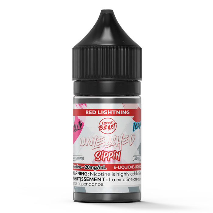 Red Lightning 20mg-mL Flavour Beast 30mL Unleashed Sippin' Series E-Juice