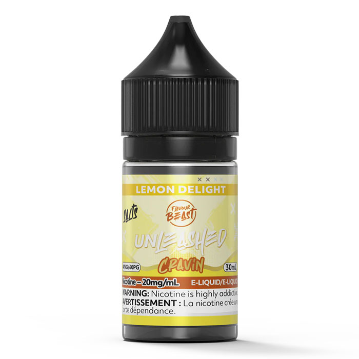 Lemon Delight 20mg-mL Flavour Beast 30mL Unleashed Cravin' Series E-Juice