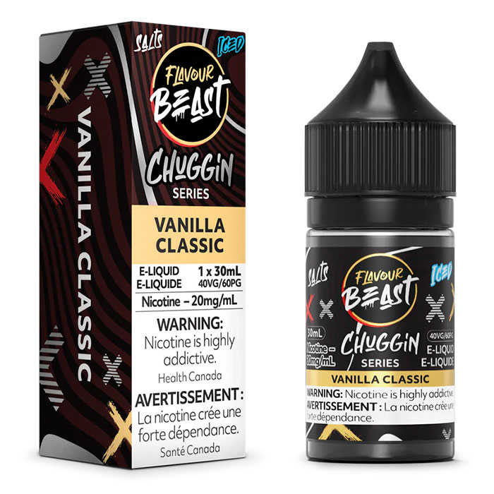 Vanilla Classic 20mg-mL Flavour Beast 30mL Chuggin' Series E-Juice