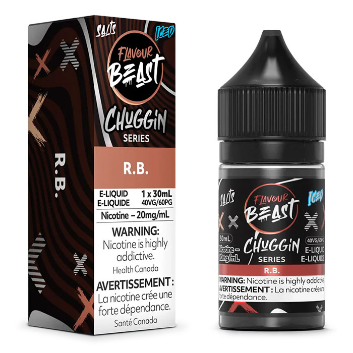 RB 20mg-mL Flavour Beast 30mL Chuggin' Series E-Juice